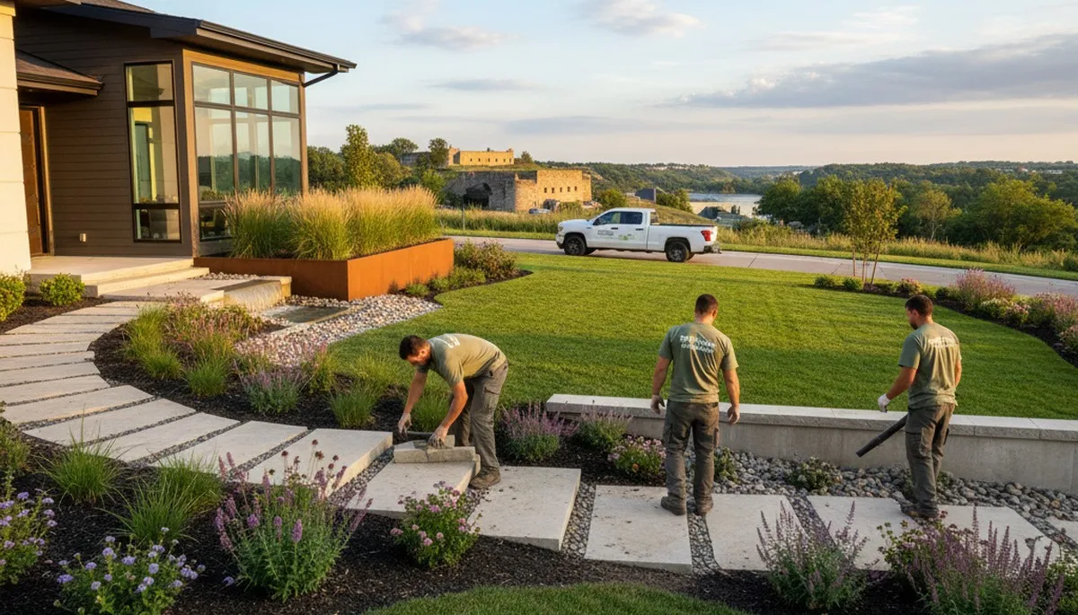 Bellevue, NE landscaping service for residential and commercial lawn care and outdoor maintenance