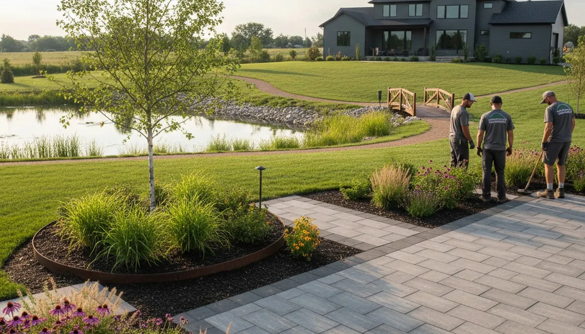 Landscaping service in Bellevue, NE for residential and commercial outdoor maintenance